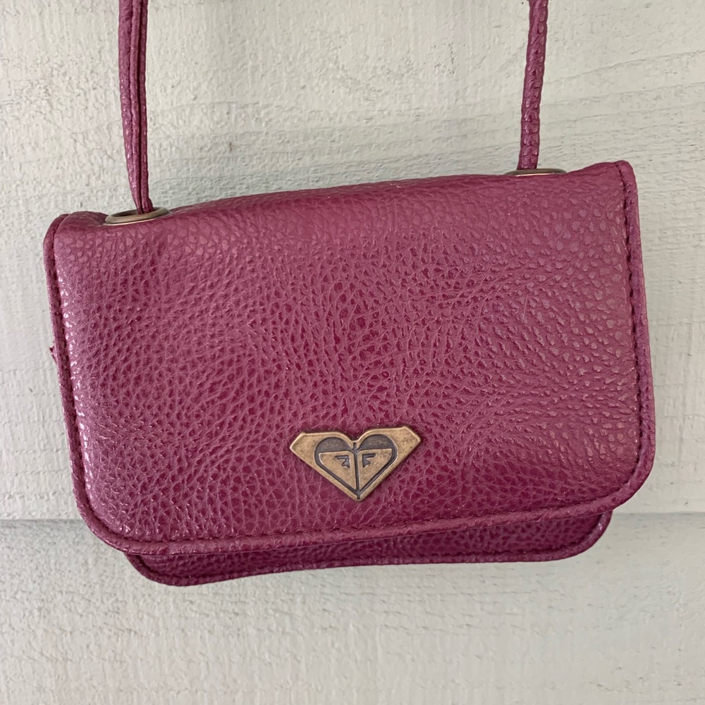 Roxy Purple Maroon Small Crossbody Purse